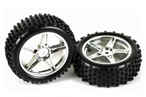 06010 1/10 Scale Front Buggy Wheels Complete 2P 12mm Hex