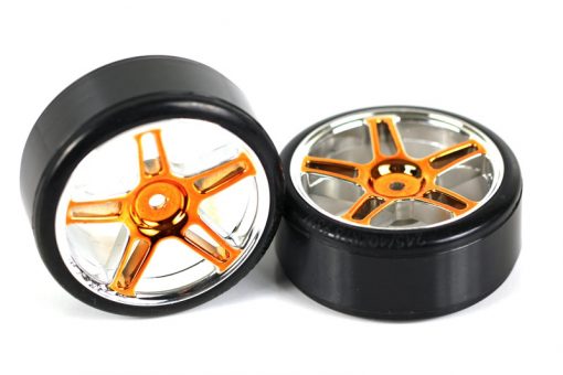 07003 1/10 Scale RC Car Drift Wheels Complete 2P 12mm Hex