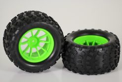 08071 08045 1/10 Scale RC Truck Wheel Complete 2P 12mm Hex