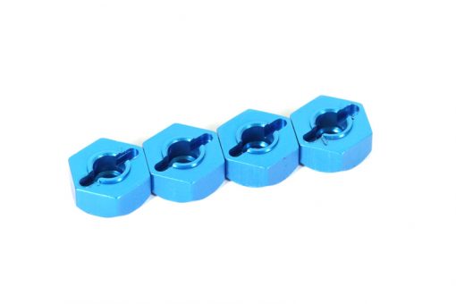 102042 Blue Aluminum 12MM Hex Wheel Adapters 1/10 Scale 122042