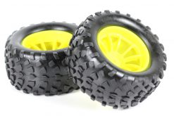 08071 1/10 Scale Truck Wheels Complete 2P