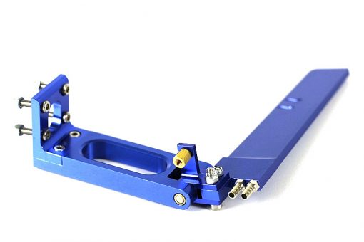 62101B RC Gas / Petrol Boat Large Aluminum Rudder Blue