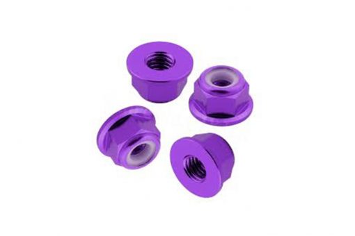 122049 Aluminum M4 Nut RC Car Buggy Truck