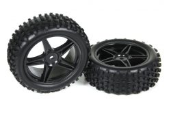 06010 1/10 Scale Front Buggy Wheels Complete 2P 12mm Hex