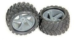 28663 Himoto 1/18 Monster Truck Wheels Complete Maverick MV28068