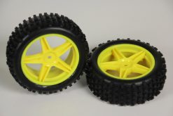 06010 1/10 Scale Front Buggy Wheels Complete 2P 12mm Hex