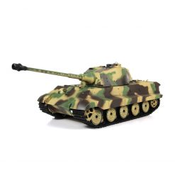 Heng Long 1/16 Scale RTR Full Function German King Tiger (Henschel) Ver 7 RC Battle Tank 2.4Ghz - Upgrade Version Metal Gearbox