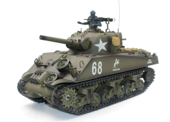 Heng Long 1/16 Scale RTR Full Function 2.4Ghz U.S.M4A3 Sherman Ver 7 RC Battle Tank