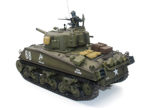 Heng Long 1/16 Scale RTR Full Function 2.4Ghz U.S.M4A3 Sherman Ver 7 RC Battle Tank