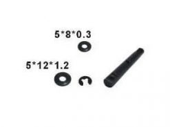 38-H008 Himoto Rear Diff Pinion Gear Shaft+E-Clip (2Mm)+Gear Gaskets 1SET