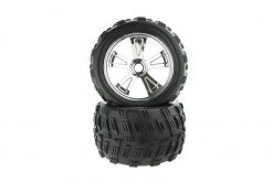 824003V Himoto Racing 1/8 Scale Truck Wheel Complete 2P 17mm Hex
