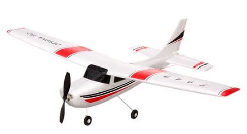 WLtoys F949 3CH 2.4G Cessna 182 RTF RC Airplane W/ 2 Rechargeable Batteries