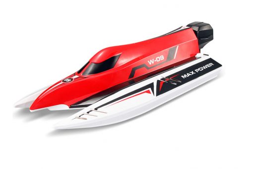 WL RC BRUSHLESS F1 RACING BOAT 2.4GHZ RTR WL915 45KLM with 2 Rechargeable Batteries - Image 4