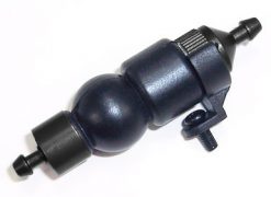 51759K BLACK ALUMINUM FUEL FILTER WITH RUBBER PUMP