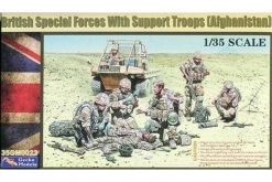 GECKO GM0023 1/35 BRITISH SPECIAL FORCES WITH SUPPORT TROOPS (AFGHANISTAN) PLASTIC MODEL KIT