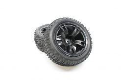 09502 1/10 Scale 2P 12mm Hex Rims 09235BLK
