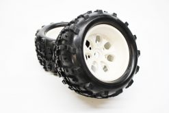 09502 1/10 Scale 2P 12mm Hex Rims MONTER TRUCK WHT