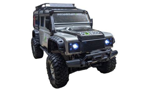 HB 1/10 Scale RTR Electric 4WD Truck Comes With Led Lights & 2 Rechargeable Batteries