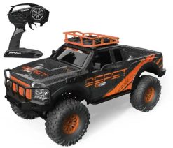 HB 1/10 Electric 4WD RTR RC Rock Crawler With Led Lights & 2 Rechargeable Batteries