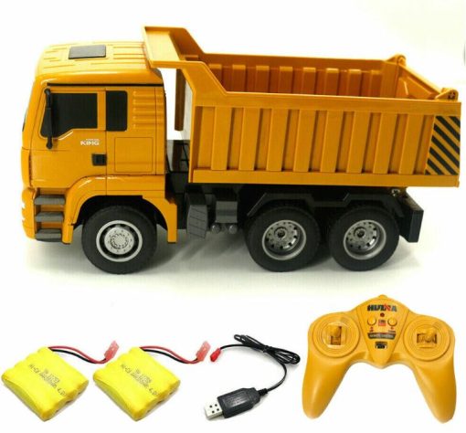 1/18 Scale RTR Multi-Function Remote Control RC Dump truck W/ 2 Rechargeable Batteries