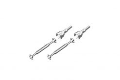 SG 1/16 Scale Metal Wheel Axles & Metal Dogbones