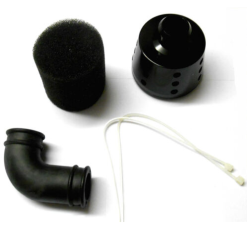 CPV 1/8 Scale Air Filter Set Black Aluminium