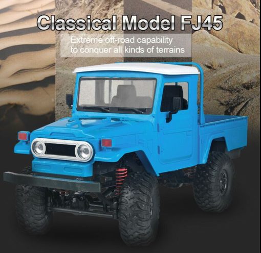 FJ-45 Cruiser 2.4G RC 1/12 scale 4WD Climbing Truck W/ 2 Rechargeable Batteries
