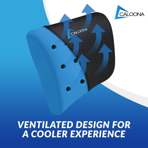 CALOONA Gel Infused Memory Foam Back Cushion