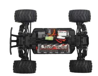 Himoto Mastadon 1/18 4wd Radio Control Monster Truck Brushed E18MT 2.4ghz top view