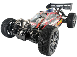 Himoto 1/8 Scale FIRESTONE PRO RTR 4WD Nitro Off Road Buggy front view