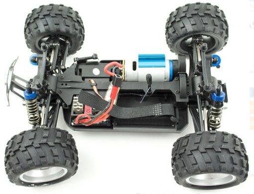 WLtoys A979A RC High Speed Car 2.4GHz 2CH 1/18 Scale 4WD Off-road W/ 2 Rechargeable Batteries