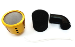 CPV 1/8 Scale Air Filter Set Gold Aluminium