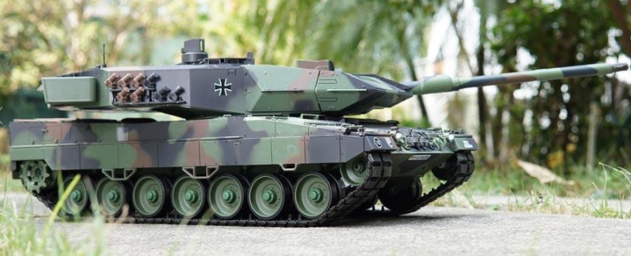 HENG LONG 1/16 Scale German Leopard 2A6 Battle Tank Upgrade Edition - RTR