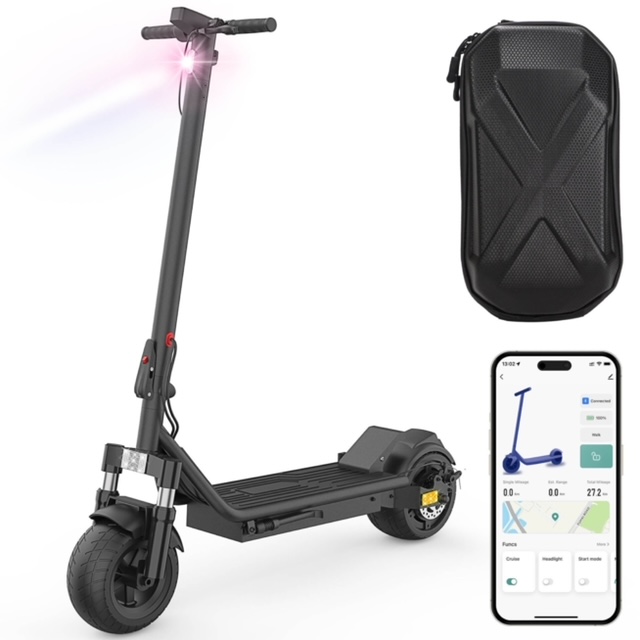 ES01 Trottinette Électrique pliable 9 inch Wide Solid Tyres APP CONTROL  500W MOTOR 10Ah BATTERY 40-50km RANGE POIDS MAXIMUM 150kg