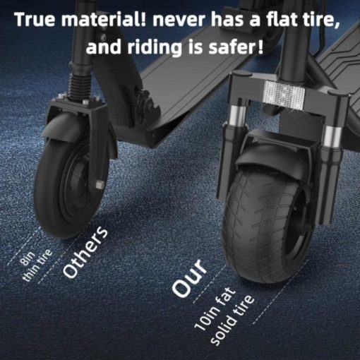 Unleash the Adventure! Feel the Thrill of Freedom with ES01 9-Inch Wide Wheel Electric Scooter - Your Ticket to Exhilarating Rides! Long range electric scooter