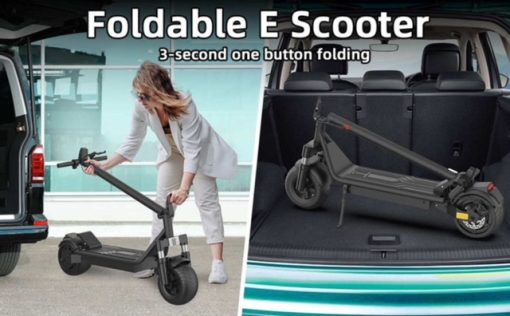 Unleash the Adventure! Feel the Thrill of Freedom with ES01 9-Inch Wide Wheel Electric Scooter - Your Ticket to Exhilarating Rides! Long range electric scooter
