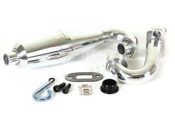 054700 HSP Upgrade 1/5 Scale Polished Aluminum Exhaust Pipe