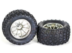 08071 08045 1/10 Scale RC Truck Wheel Complete 2P 12mm Hex