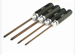 RC Tools Black Phillips Head Srewdriver Set