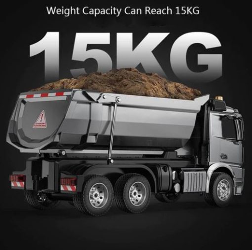 1/20 Mercedes Benz Arocs Alloy Tipper Dump Truck RTR W/2 Rechargeble Batteries - Image 3