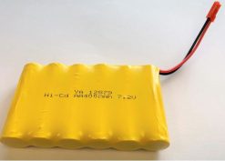 7.2V 400mAh Ni-Cd Rechargeable Battery