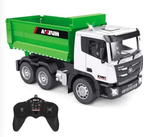 HUINA 1/18 Scale RTR Multi-Function Remote Control RC Dump truck W/ 2 Rechargeable Batteries - Image 2