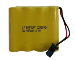 4.8V 400mAH Ni-cd Rechargeable Battery