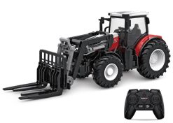 RC Farm Tractor 1/24 Scale Toy 4 Wheel with Front Fork Loader