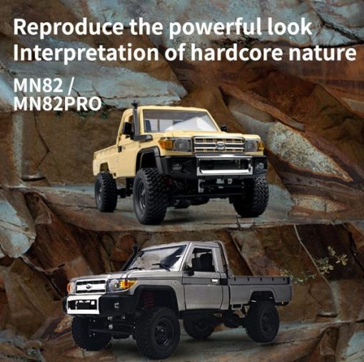 Landcruiser LC79 MN82 PRO 1:12 scale RTR 2.4G 4WD Rock Crawler with 2 Rechargeable Batteries - Image 7