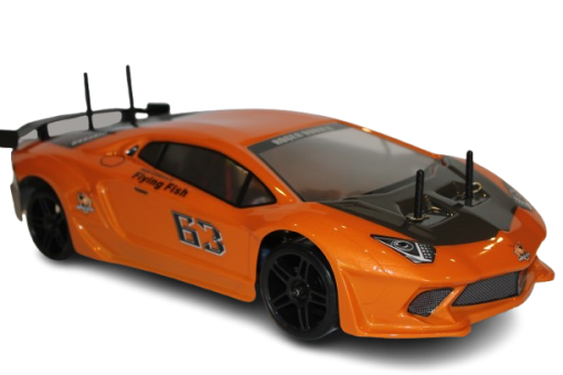 HSP 1/10 Scale Lambo 4WD Electric RTR Road Car W/ 2 Rechargeable Batteries LB01 - Image 2