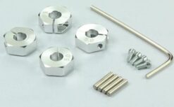 57805S Aluminum 12mm Hex Wheel Adapters w/ Lock Screws