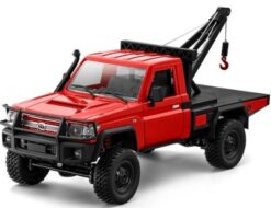 Landcruiser 79 MN82T RED 1/12 Crawler Off-road Vehicle 2.4G 4WD With Led Light with 2 Rechargeable batteries