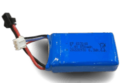 7.4V 850mah black connector Lipo battery for WL 184011 30km/h