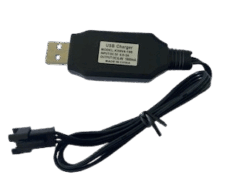 Wltoys USB Battery Charger 6.4V 3pin For RC Vehicles